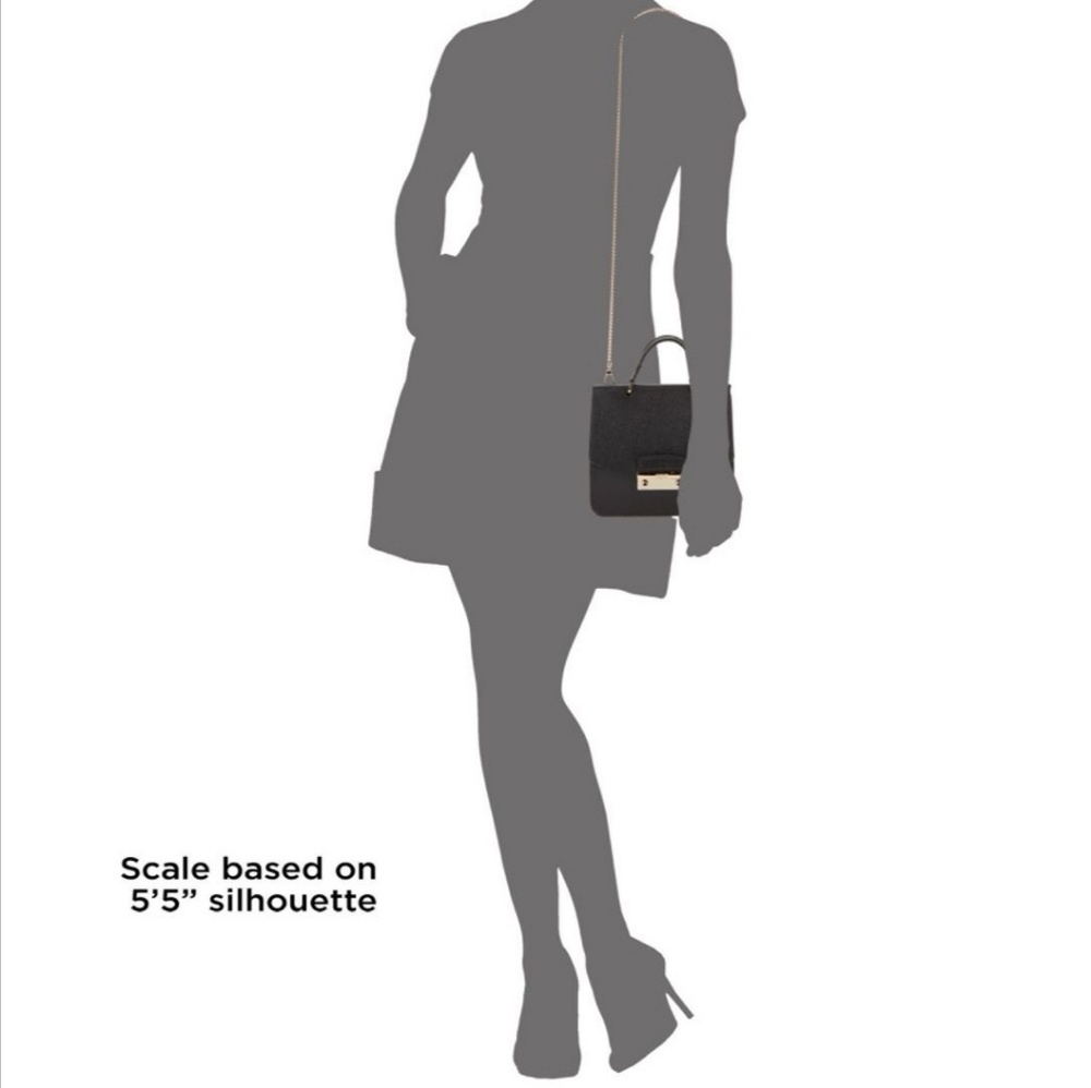 Furla mini julia leather top handle bag